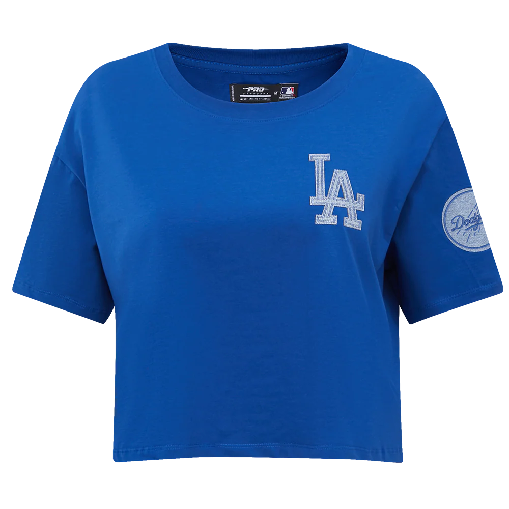 MLB LOS ANGELES DODGERS VARSITY BLUES WOMEN'S BOXY TOP