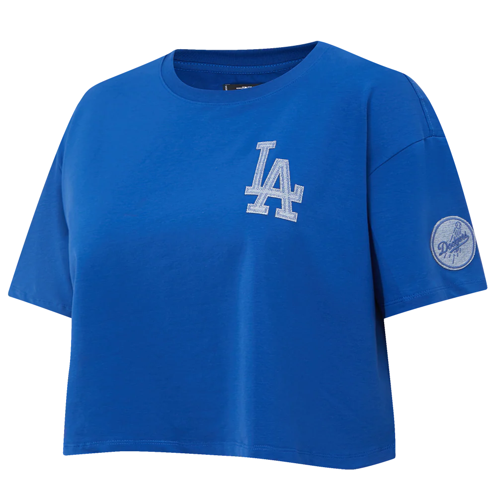 MLB LOS ANGELES DODGERS VARSITY BLUES WOMEN'S BOXY TOP