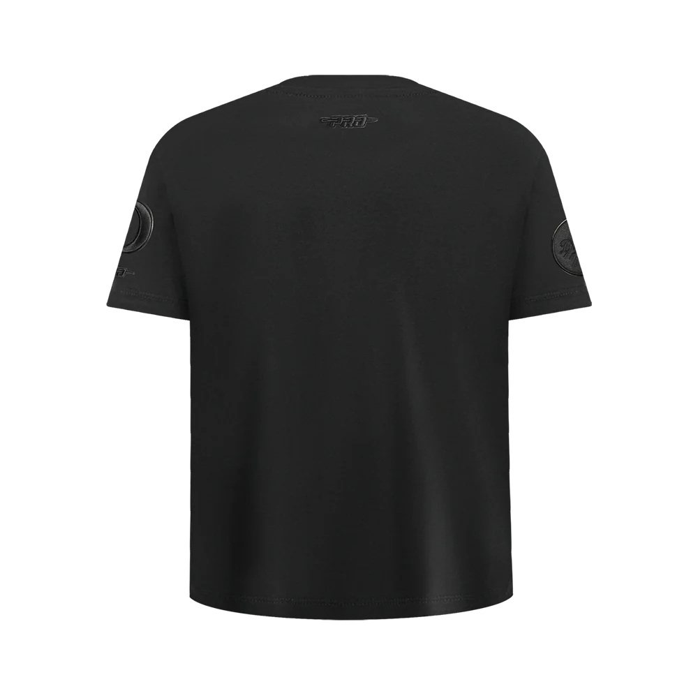 MLB LOS ANGELES DODGERS TRIPLE BLACK BIG BOYS SHORT SLEEVE TOP