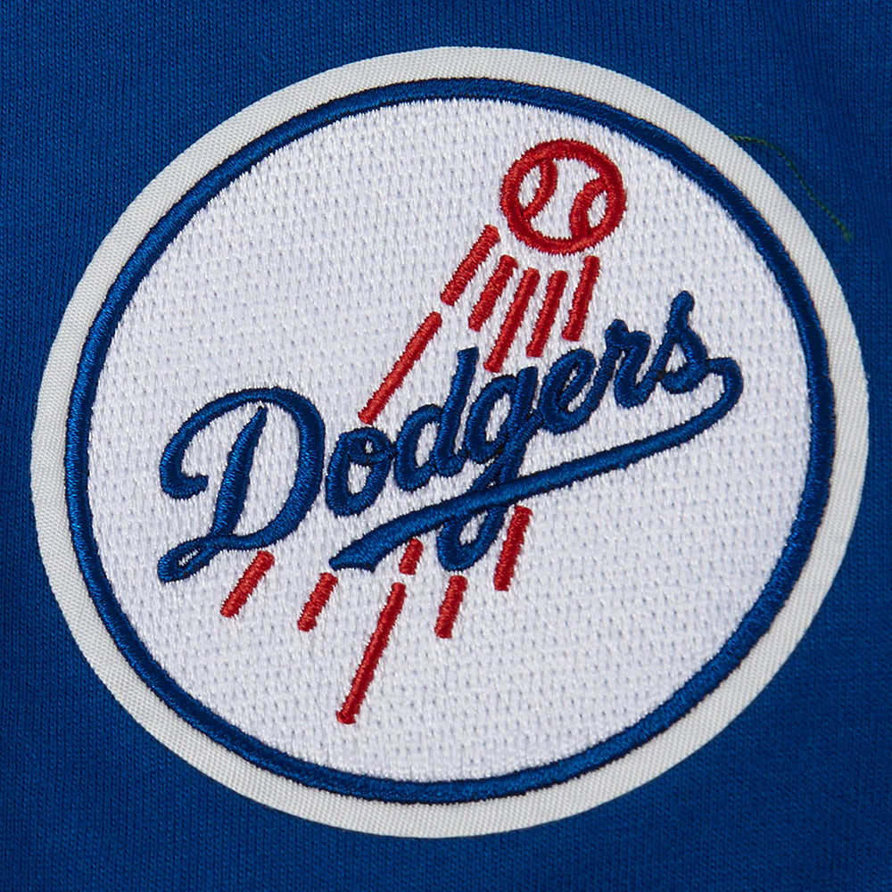MLB LOS ANGELES DODGERS CLASSIC BIG BOYS SHORT SLEEVE STRIPED RIB TOP