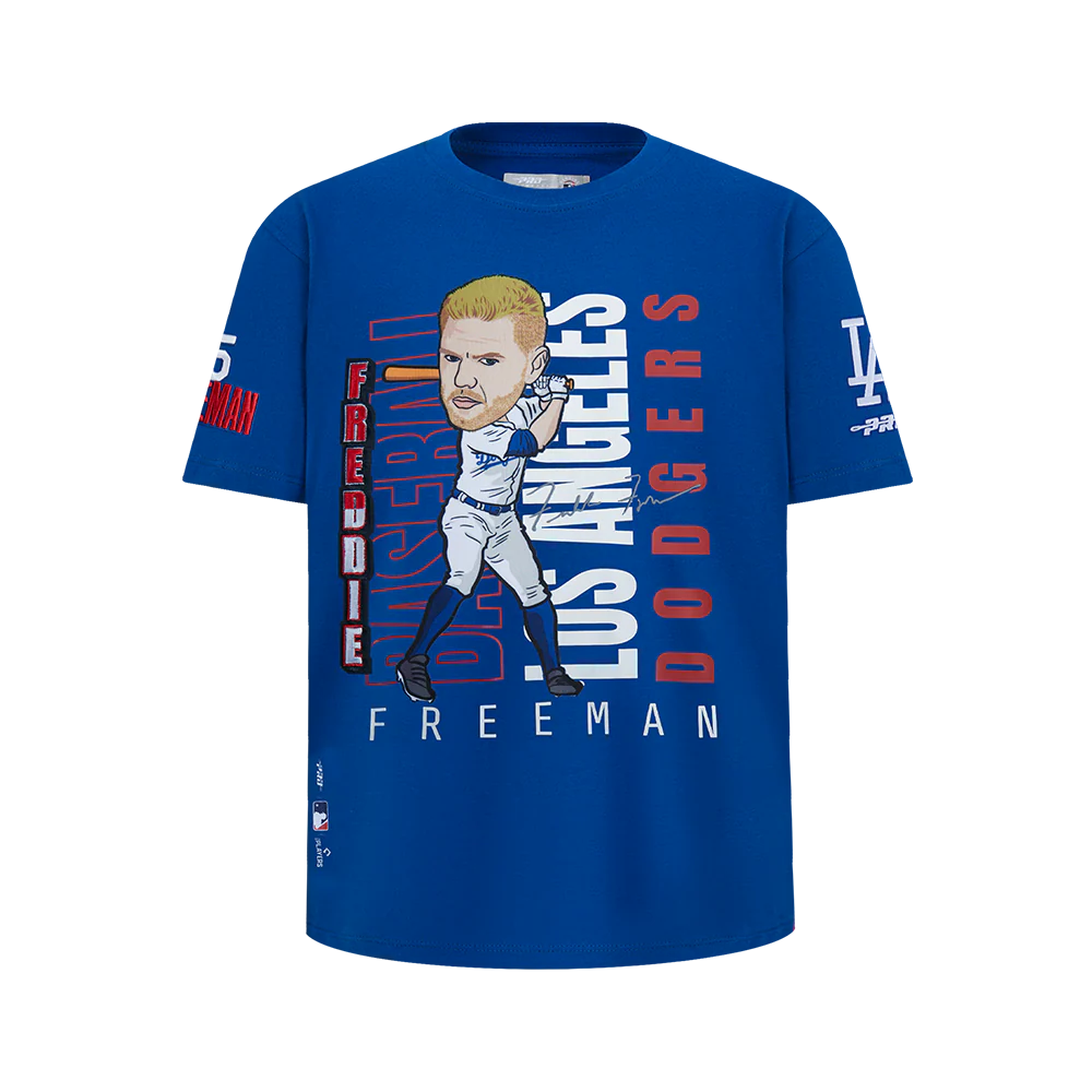 MLB LOS ANGELES DODGERS FREDDIE FREEMAN #5 REMIX AVATAR BIG BOYS SHORT SLEEVE TOP