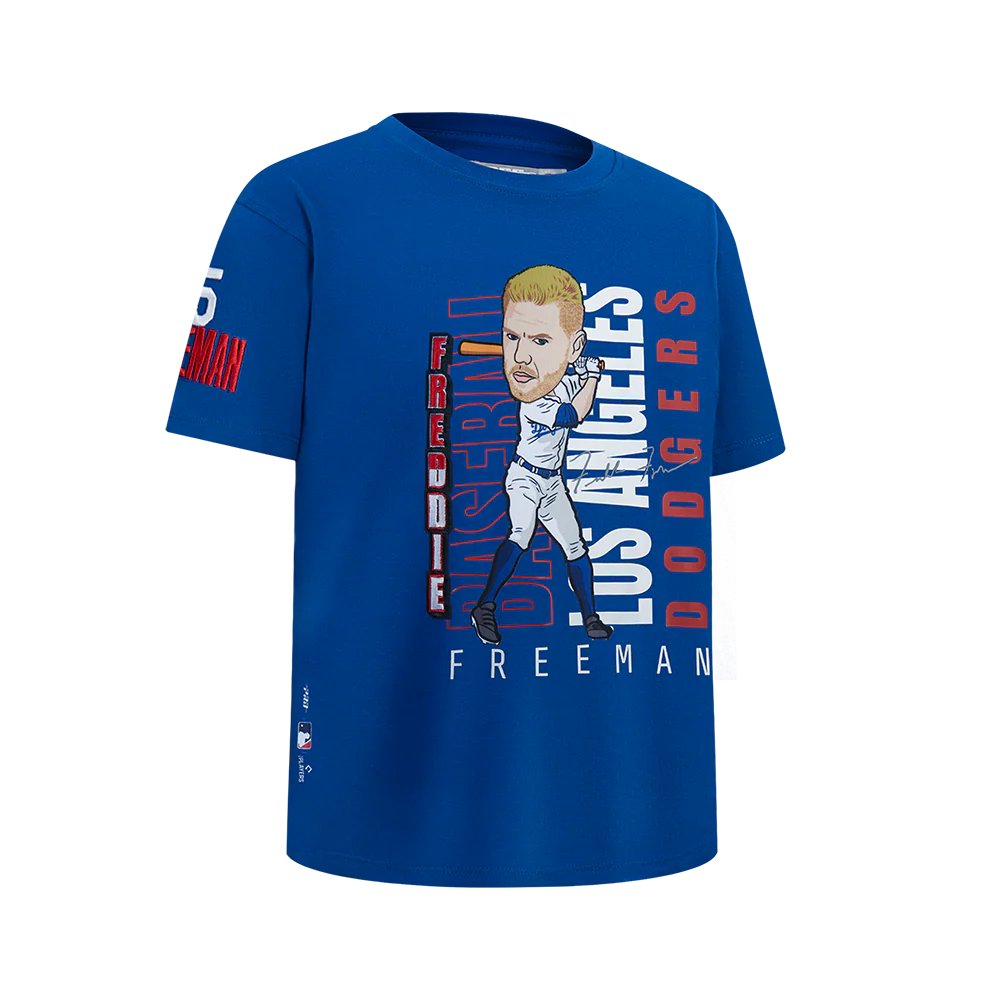 MLB LOS ANGELES DODGERS FREDDIE FREEMAN #5 REMIX AVATAR BIG BOYS SHORT SLEEVE TOP