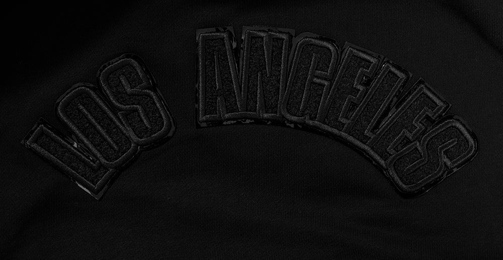 MLB LOS ANGELES DODGERS TRIPLE BLACK WOMEN'S HOODIE DRESS