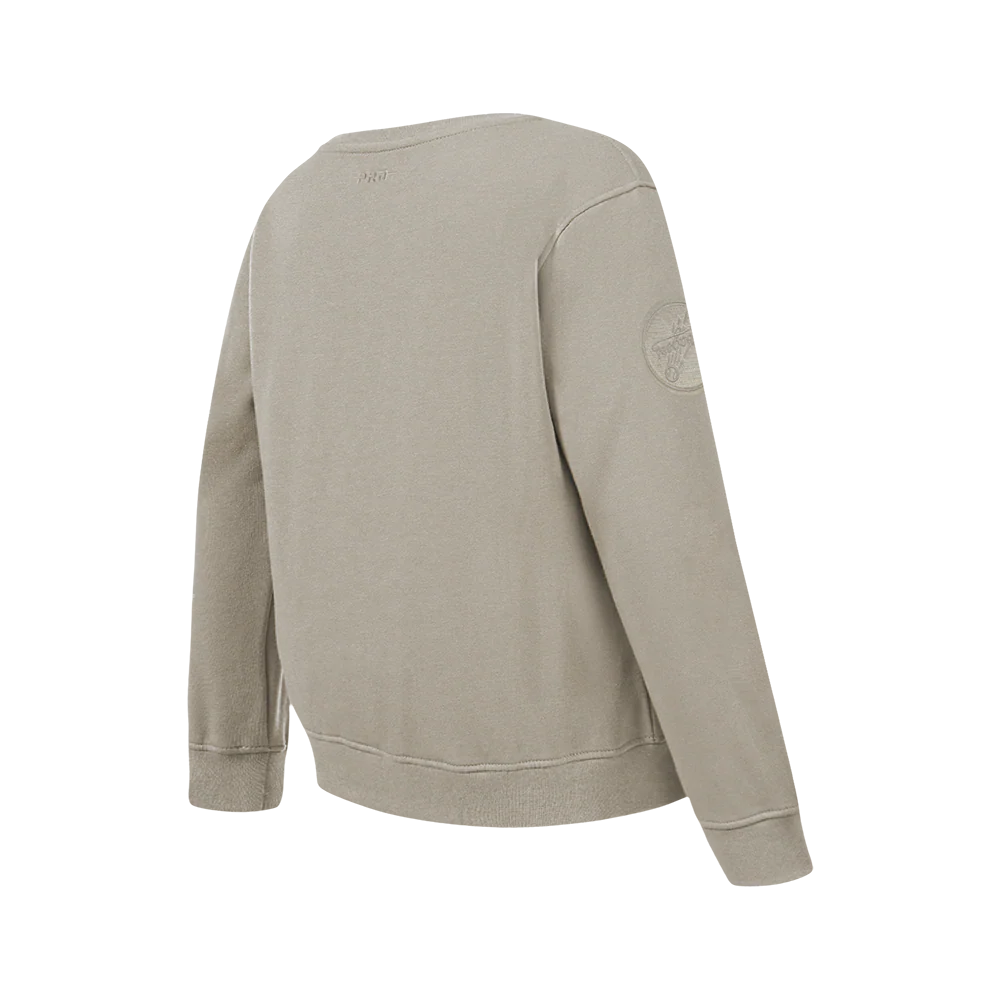 MLB LOS ANGELES DODGERS NEUTRAL BIG BOYS FLEECE CREWNECK