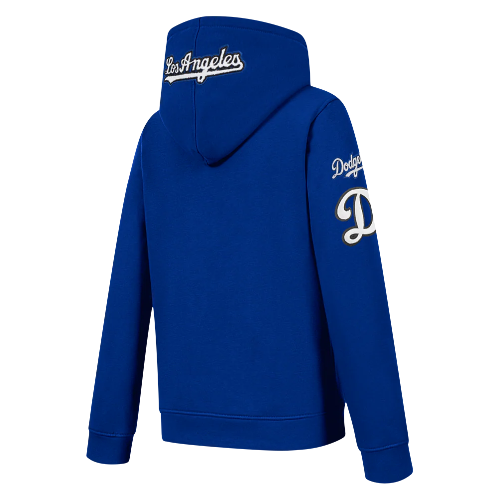 MLB LOS ANGELES DODGERS CLASSIC BIG BOYS FLEECE FULL ZIP HOODIE