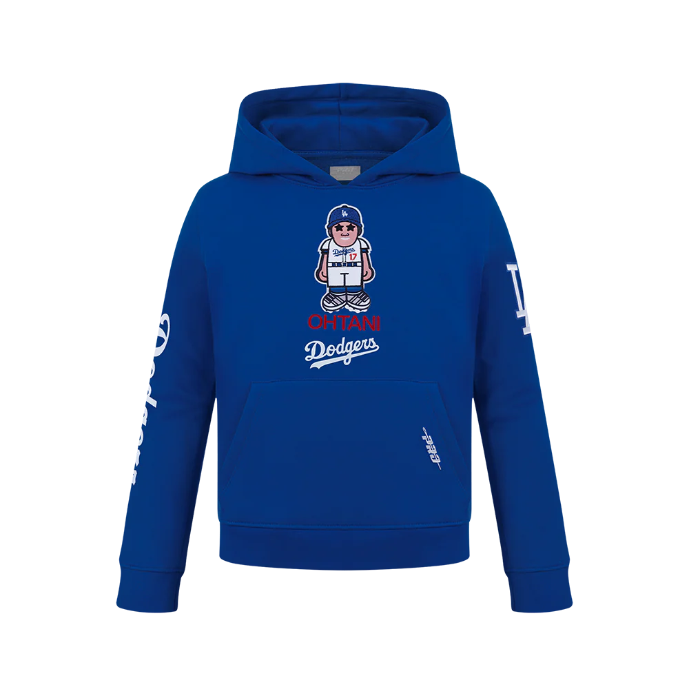 MLB LOS ANGELES DODGERS SHOHEI OHTANI #17 AVATAR BIG BOYS FLEECE PULLOVER HOODIE