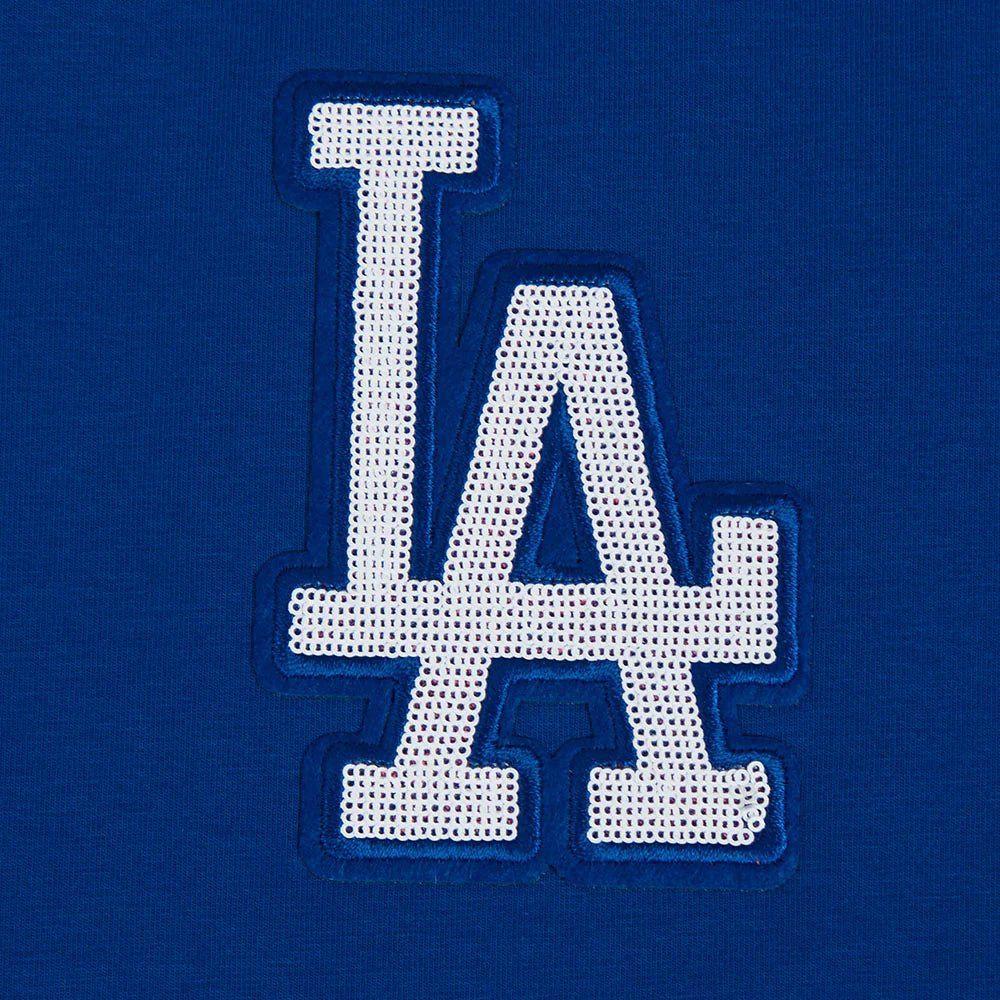MLB LOS ANGELES DODGERS GAME DAY CLASSICS WOMEN'S DOUBLE KNIT CREWNECK