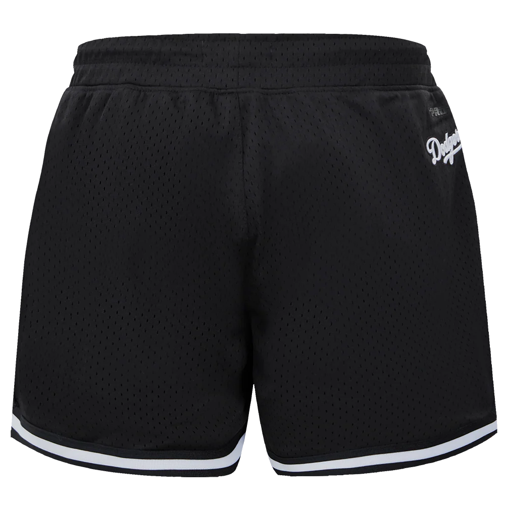 MLB LOS ANGELES DODGERS SCRIPT TAIL WOMEN'S MESH SHORT