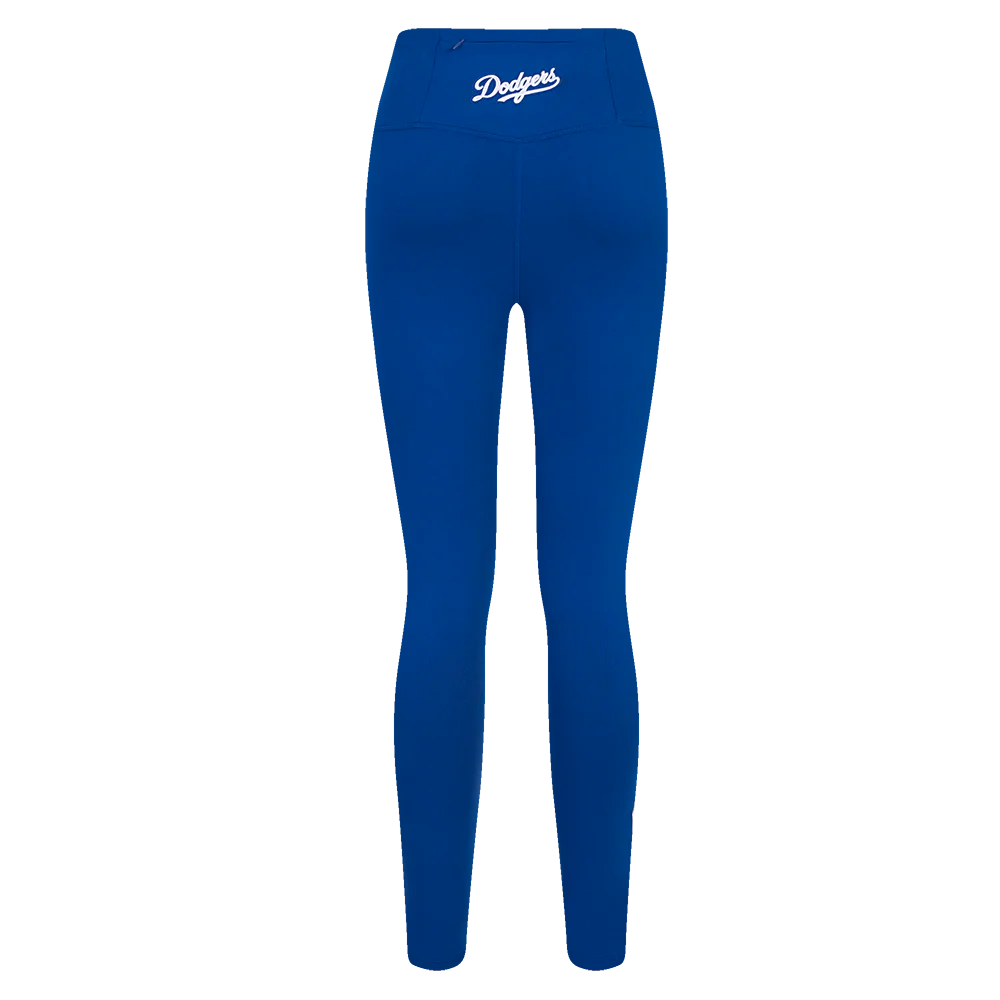 MLB LOS ANGELES DODGERS SCRIPT TAIL WOMEN'S HIGH WAIST JERSEY LEGGING
