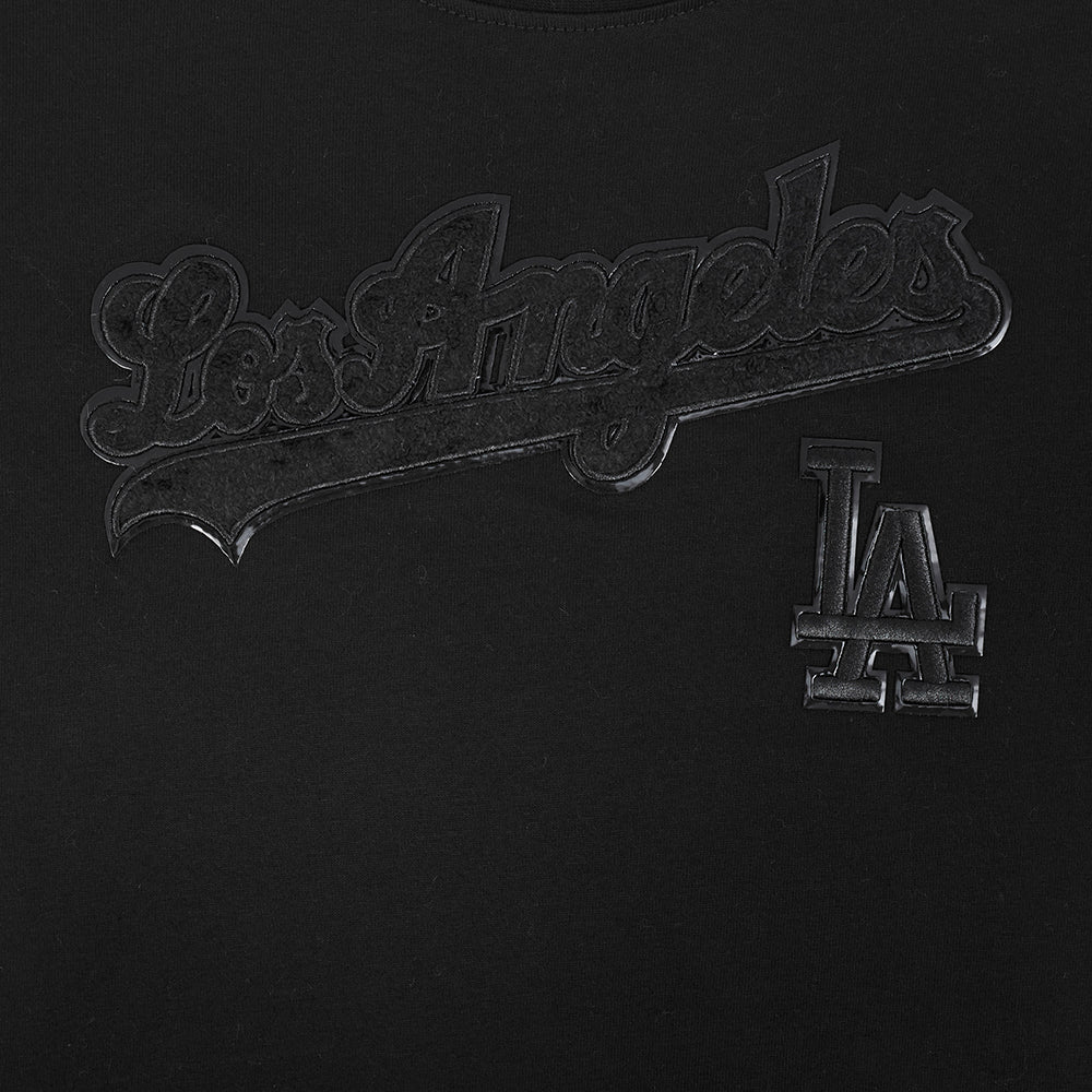 MLB LOS ANGELES DODGERS TRIPLE BLACK LITTLE BOYS SHORT SLEEVE TOP