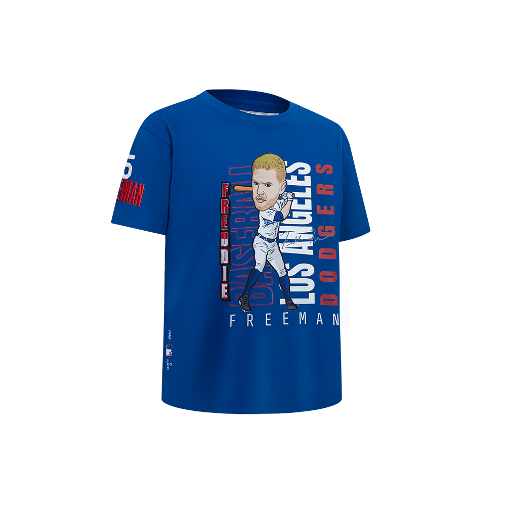 MLB LOS ANGELES DODGERS FREDDIE FREEMAN #5 REMIX AVATAR LITTLE BOYS SHORT SLEEVE TOP