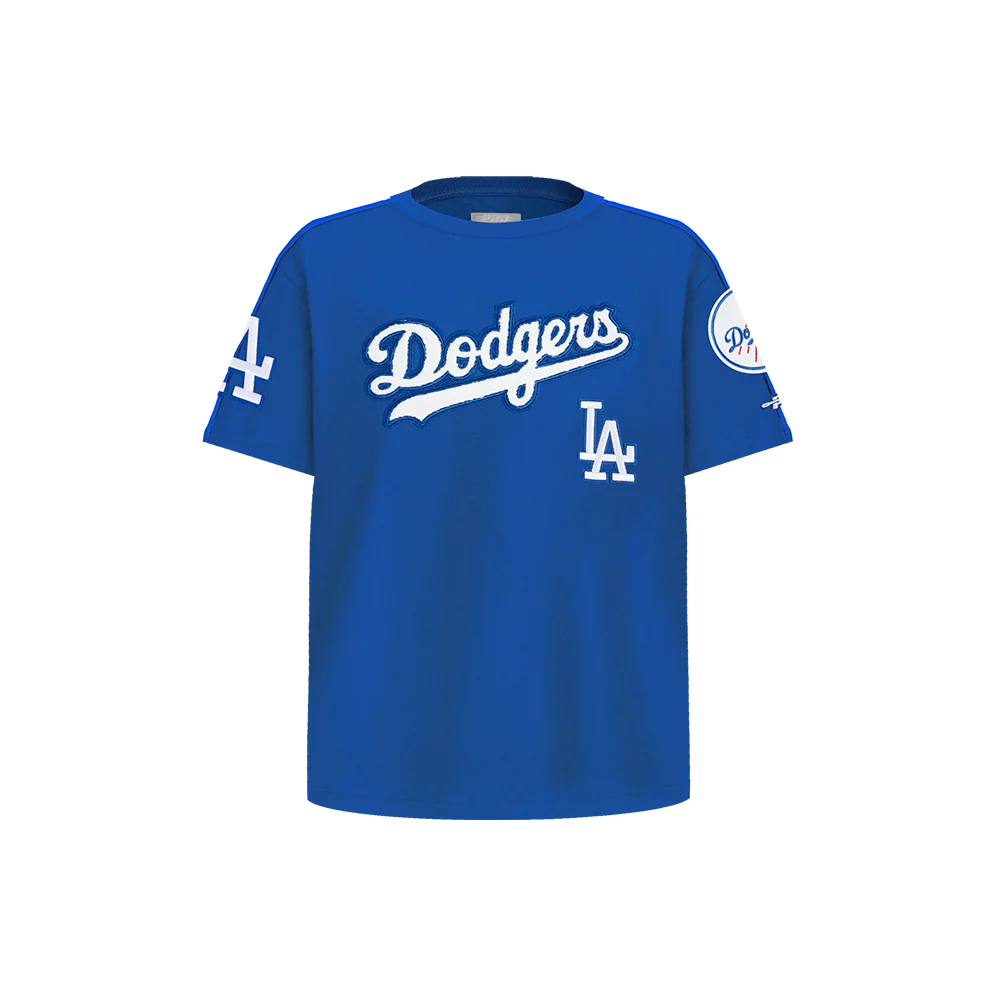 MLB LOS ANGELES DODGERS MOOKIE BETTS #50 CLASSIC PLAYER NAME AND NUMBER LITTLE BOYS SHORT SLEEVE TOP