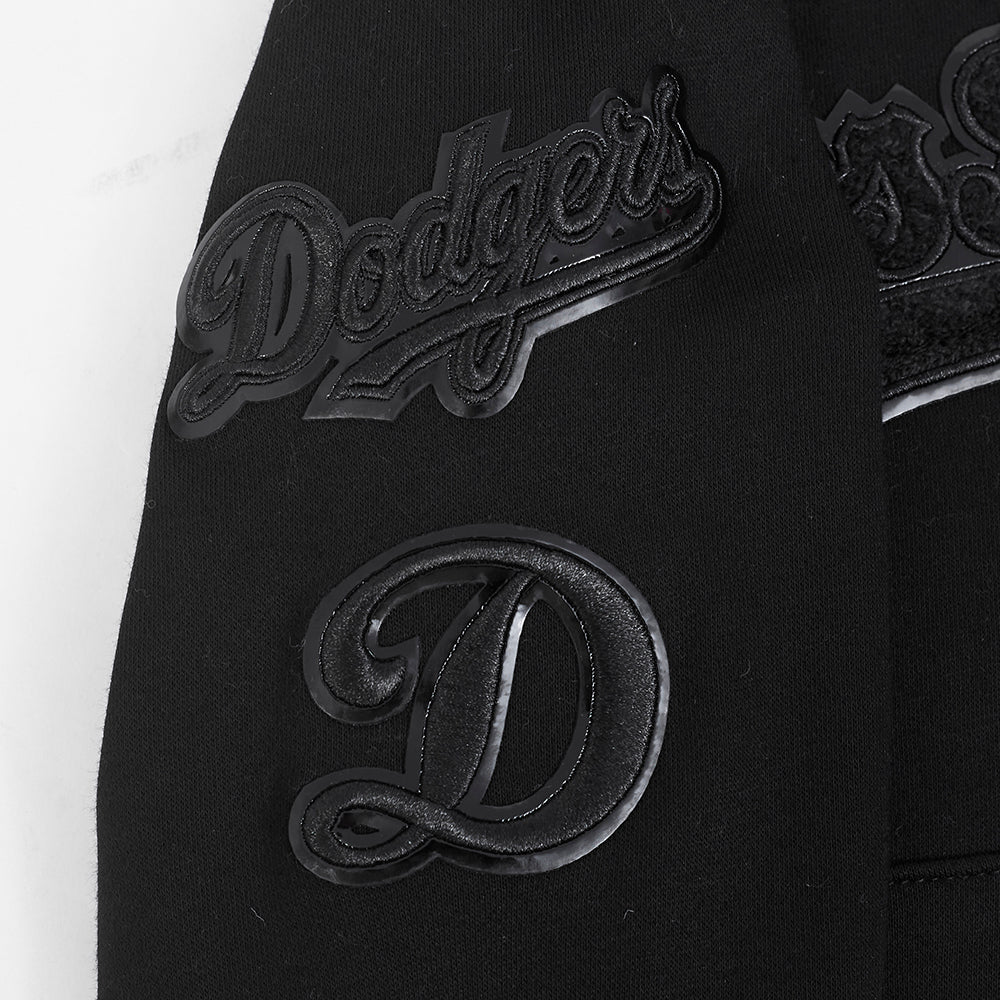 MLB LOS ANGELES DODGERS TRIPLE BLACK LITTLE BOYS FLEECE PO HOODIE
