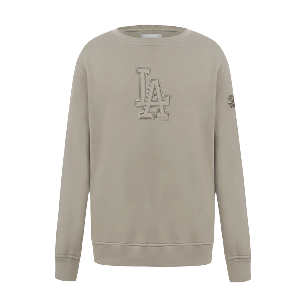 MLB LOS ANGELES DODGERS NEUTRAL LITTLE BOYS FLEECE CREWNECK
