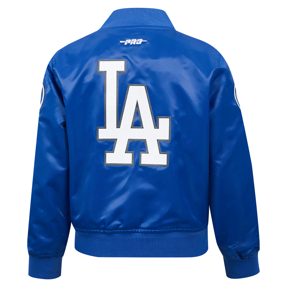 MLB LOS ANGELES DODGERS CLASSIC LITTLE BOYS SATIN JACKET