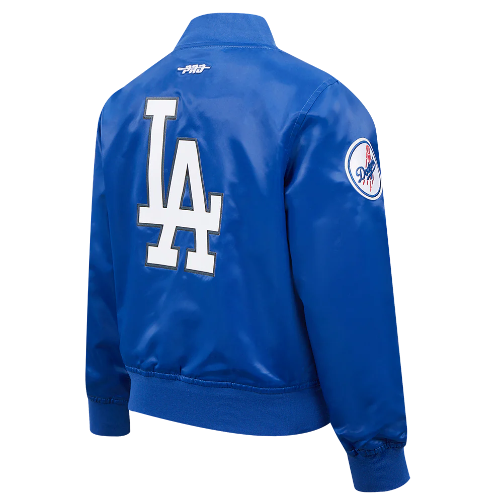 MLB LOS ANGELES DODGERS CLASSIC LITTLE BOYS SATIN JACKET