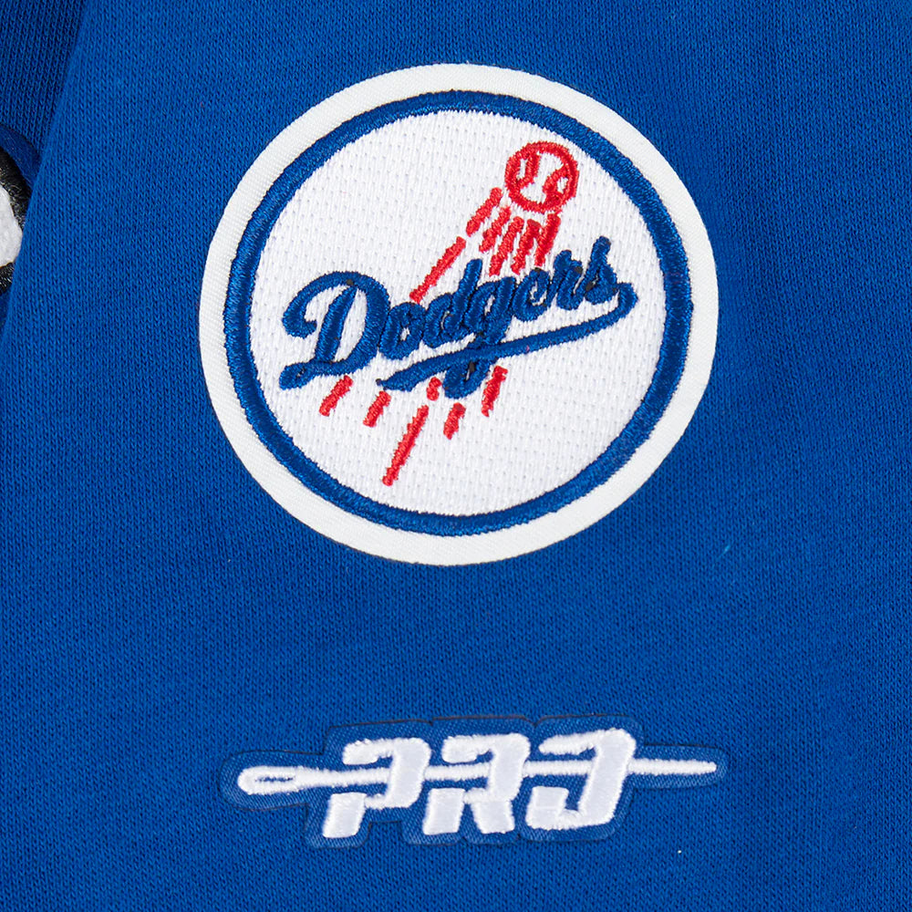 MLB LOS ANGELES DODGERS CLASSIC LITTLE GIRLS FLEECE CREWNECK