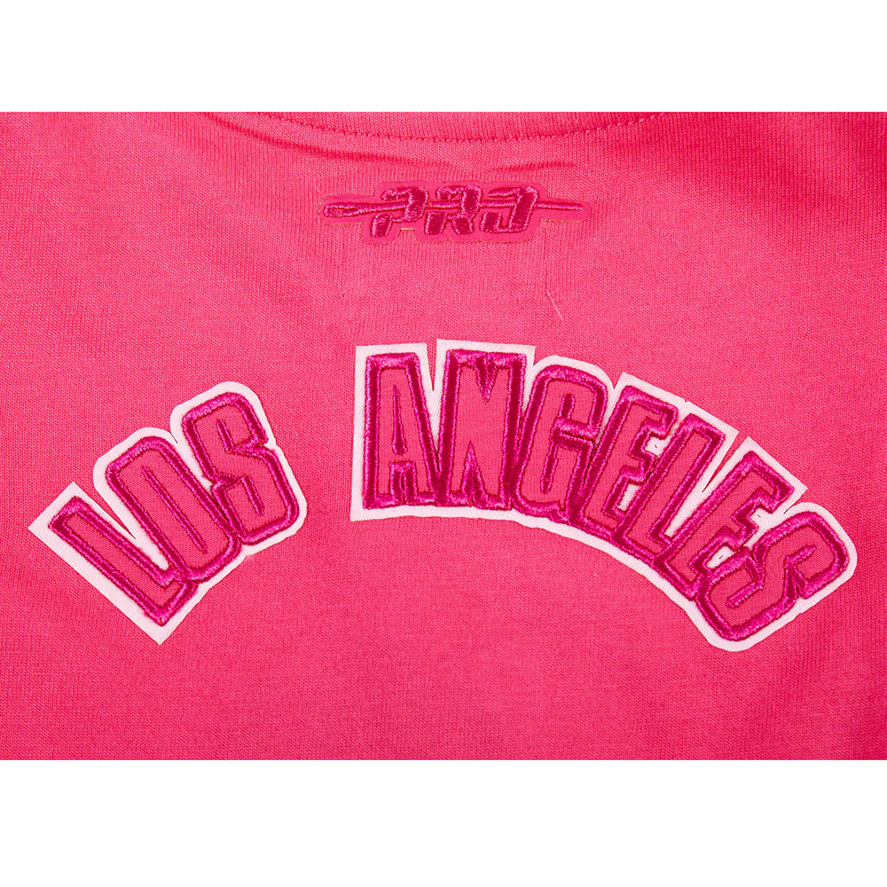 MLB LOS ANGELES DODGERS TRIPLE PINK TODDLER GIRLS TOP DRESS