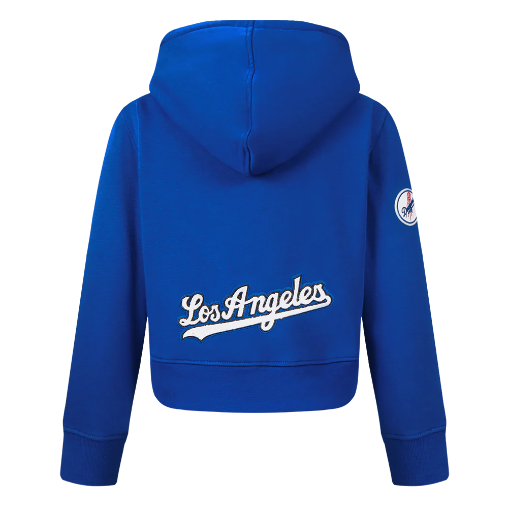 MLB LOS ANGELES DODGERS CLASSIC TODDLER GIRLS FLEECE FZ HOODIE