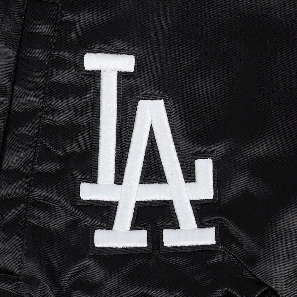 MLB LOS ANGELES DODGERS PEARLS WOMEN'S RIB SATIN JACKET