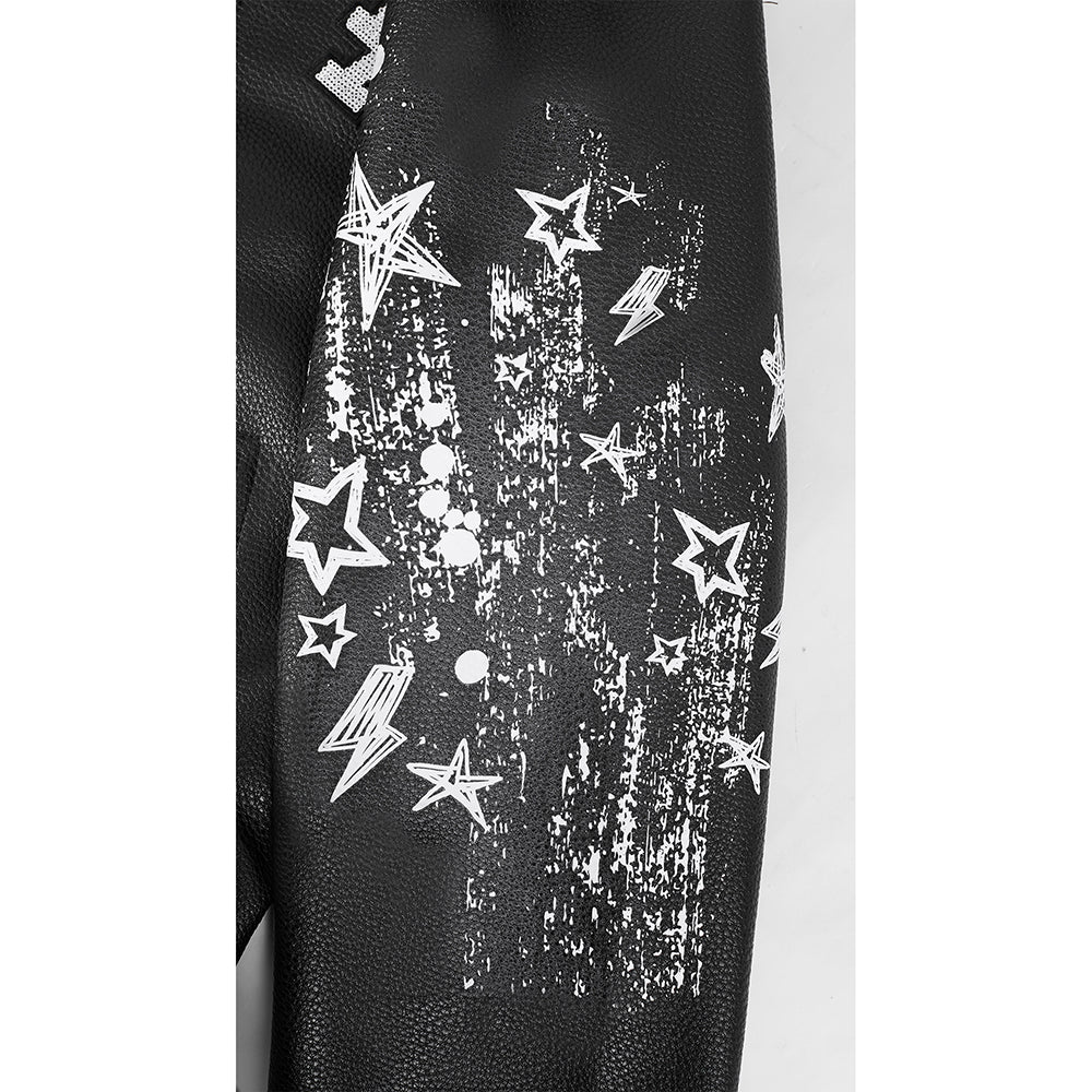 MLB LOS ANGELES DODGERS SKETCHBOOK WOMEN'S LEATHER JACKET