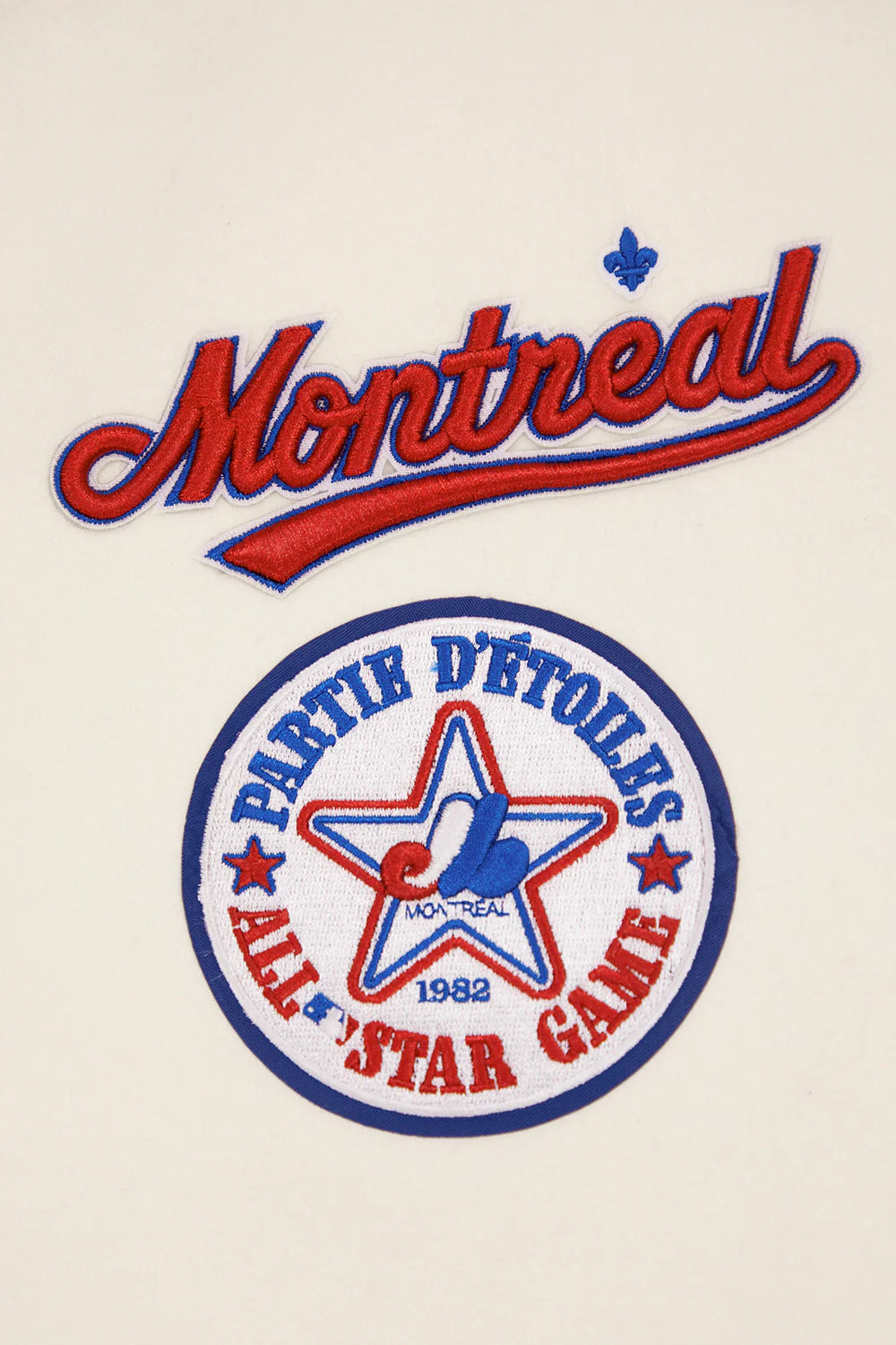 MLB MONTREAL EXPOS RETRO CLASSIC MEN'S RIB WOOL VARSITY JACKET