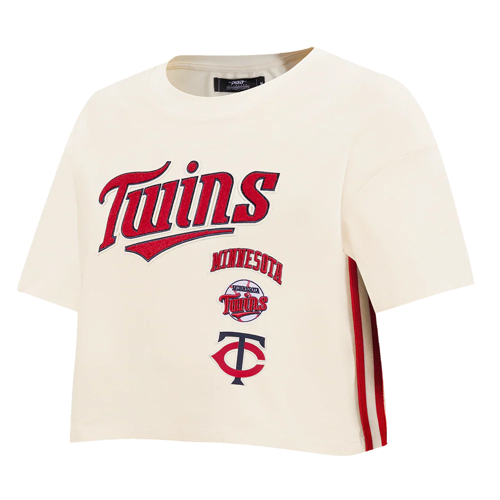 MLB MINNESOTA TWINS RETRO CLASSIC WOMEN'S BOXY TOP