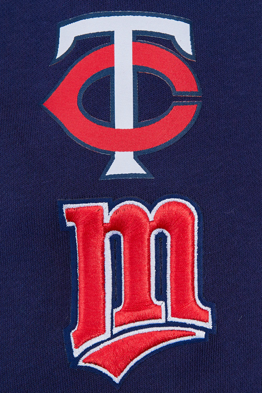 MLB MINNESOTA TWINS RETRO CLASSIC WOMEN'S RIB CROPPED PULLOVER HOODIE