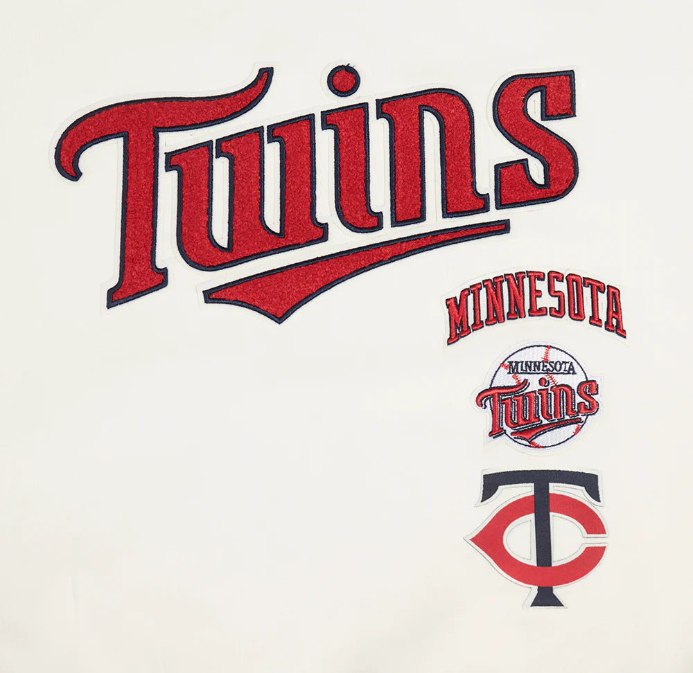 MLB MINNESOTA TWINS RETRO CLASSIC WOMEN'S RIB CREWNECK