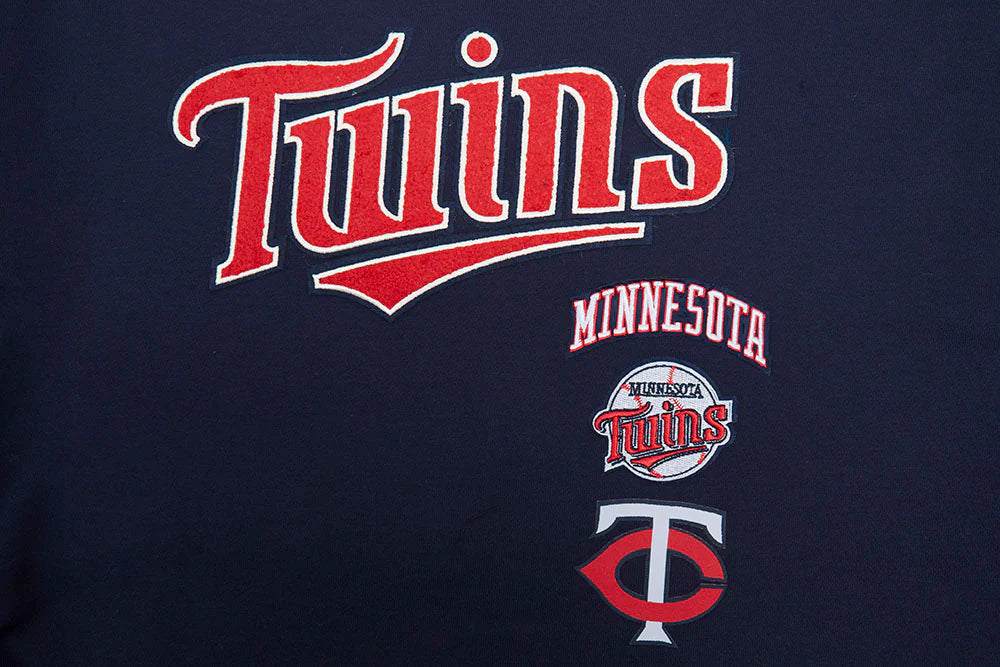 MLB MINNESOTA TWINS RETRO CLASSIC WOMEN'S RIB CREWNECK