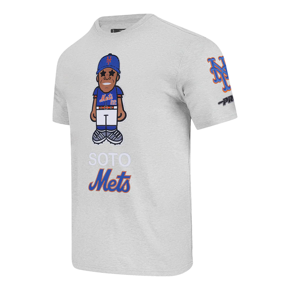 MLB NEW YORK METS JUAN SOTO #22 AVATAR MEN'S SINGLE JERSEY TOP