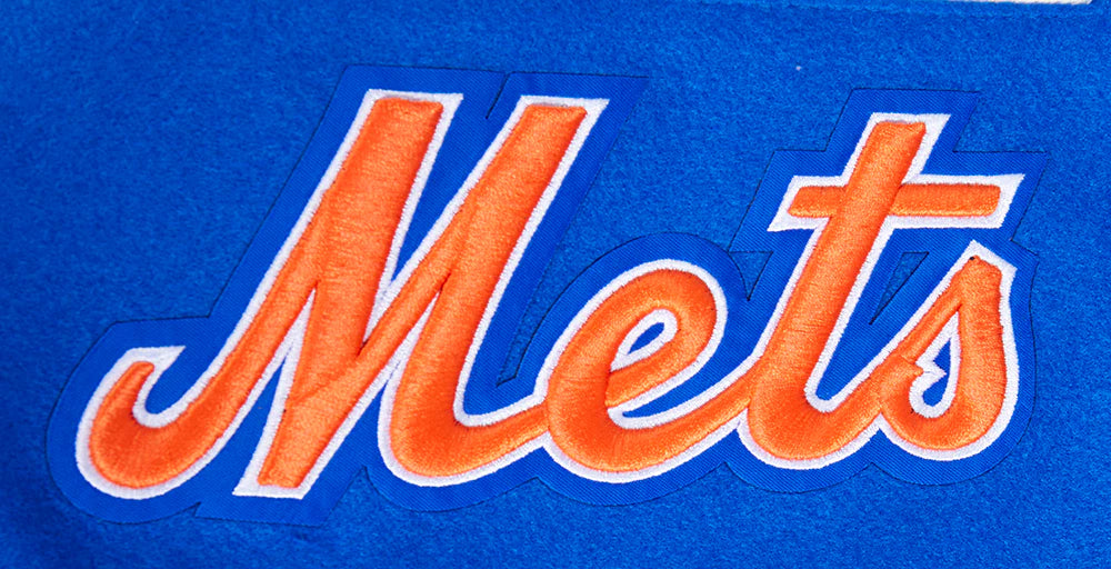 MLB NEW YORK METS MASHUP MEN'S RIB WOOL VARSITY JACKET
