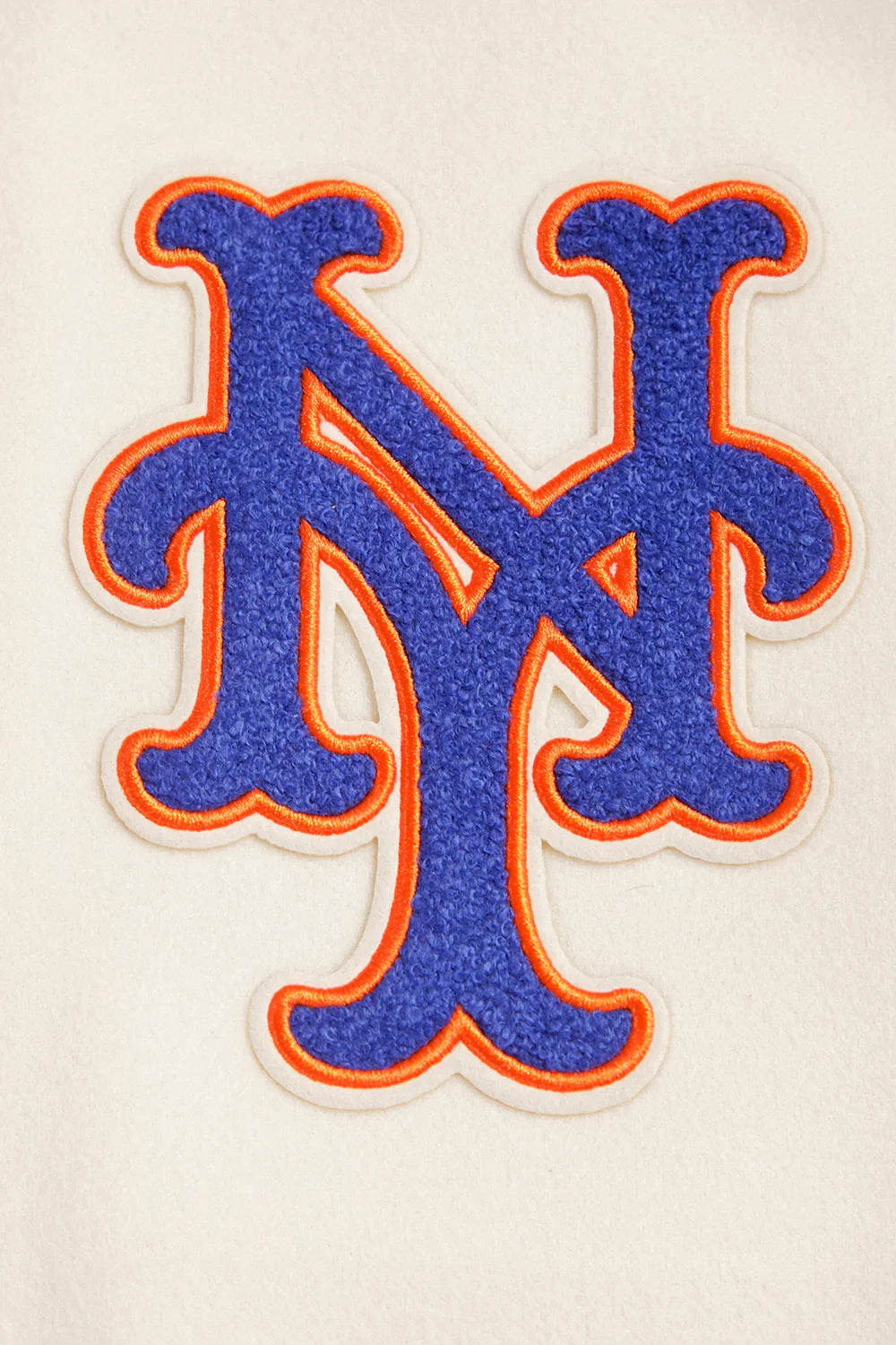 MLB NEW YORK METS RETRO CLASSIC MEN'S RIB WOOL VARSITY JACKET