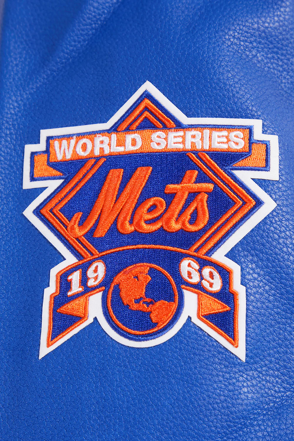 MLB NEW YORK METS RETRO CLASSIC MEN'S RIB WOOL VARSITY JACKET