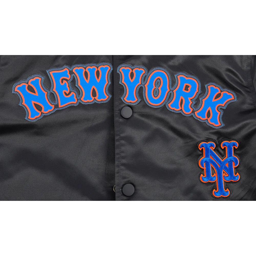 MLB NEW YORK METS CLASSIC BIG BOYS SATIN JACKET