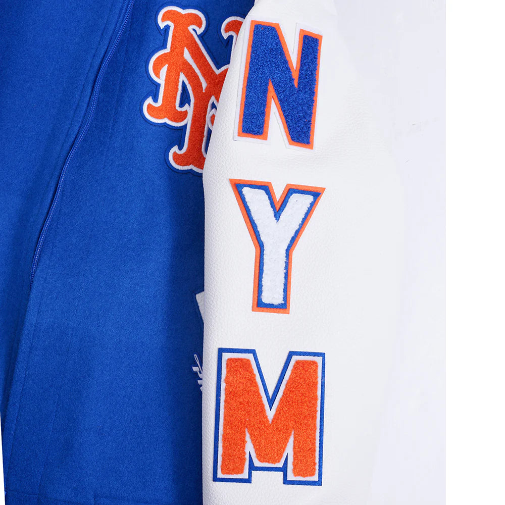 MLB NEW YORK METS CLASSIC BIG BOYS WOOL VARSITY JACKET