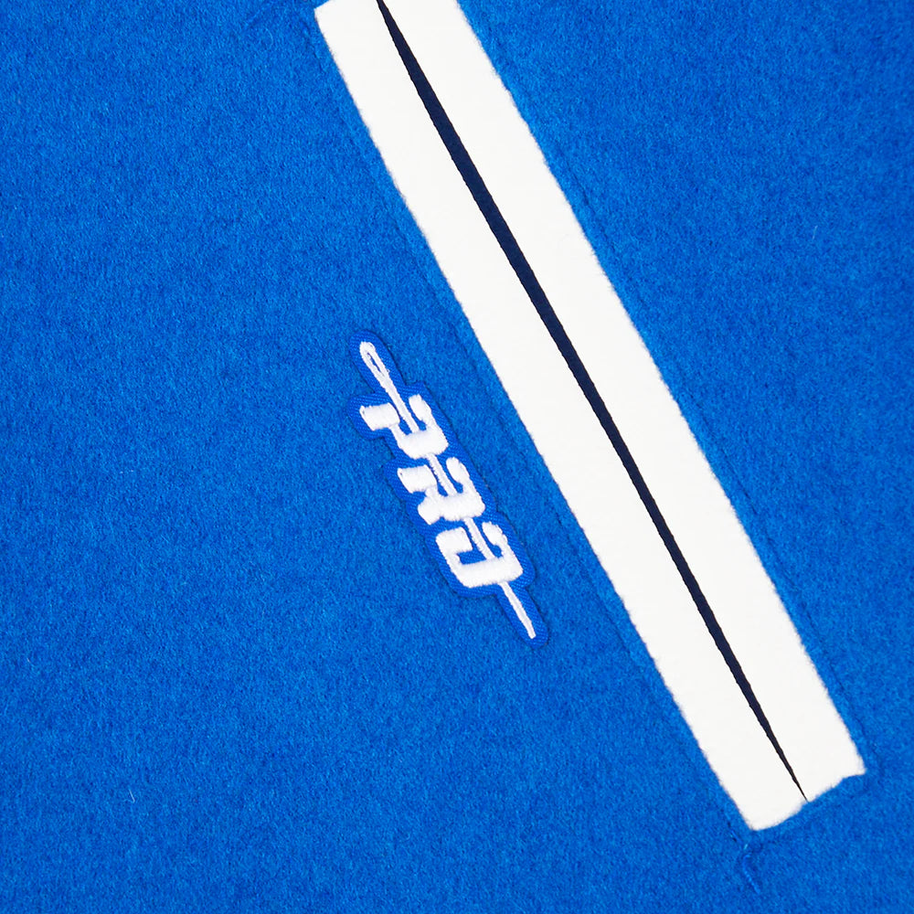 MLB NEW YORK METS RETRO CLASSIC BIG BOYS RIB WOOL VARSITY JACKET