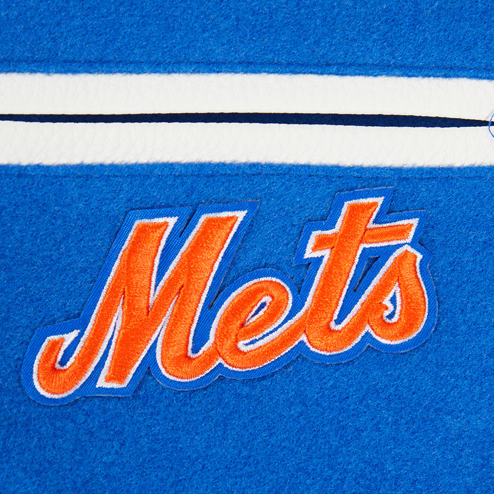 MLB NEW YORK METS CLASSIC LITTLE BOYS WOOL VARSITY JACKET