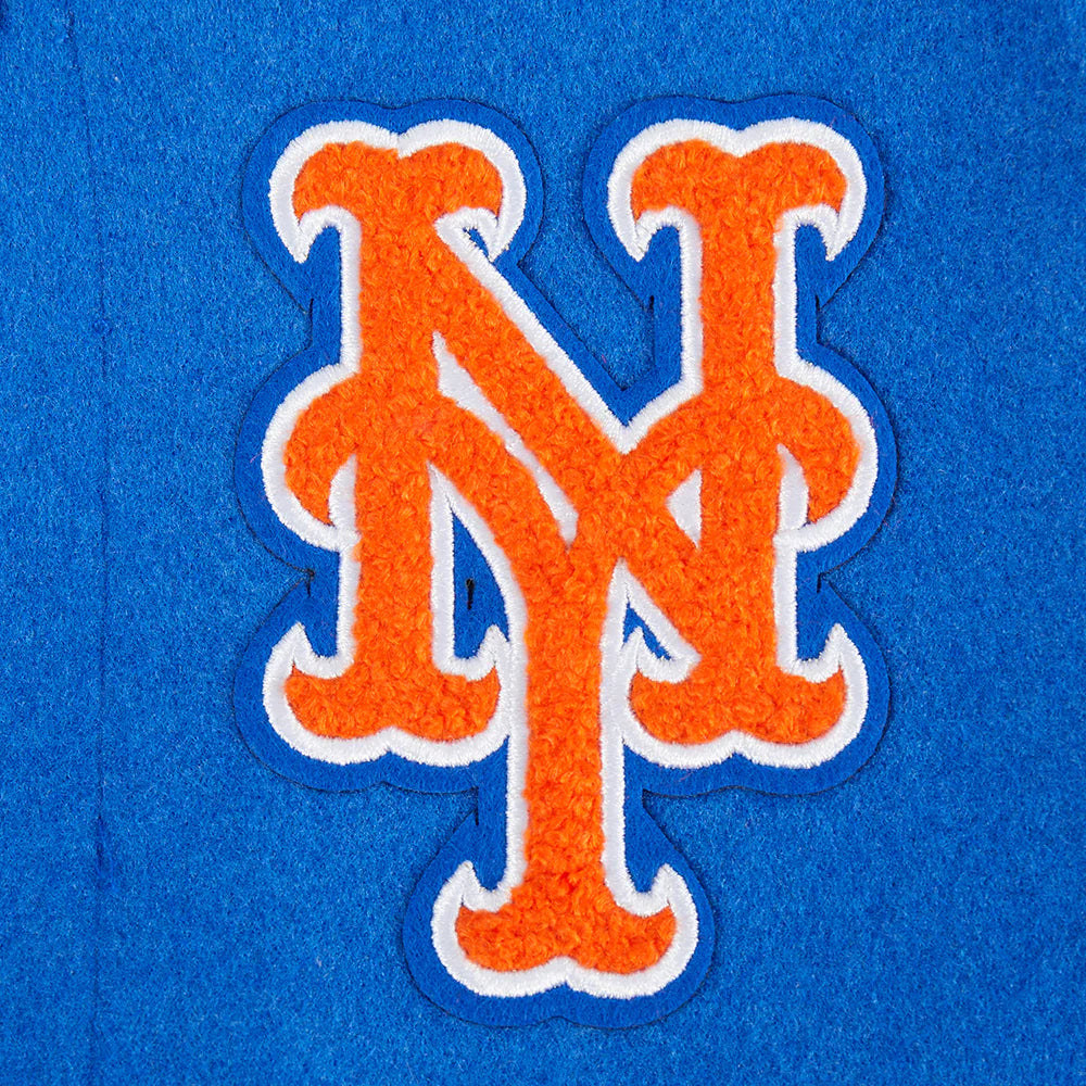 MLB NEW YORK METS CLASSIC LITTLE BOYS WOOL VARSITY JACKET