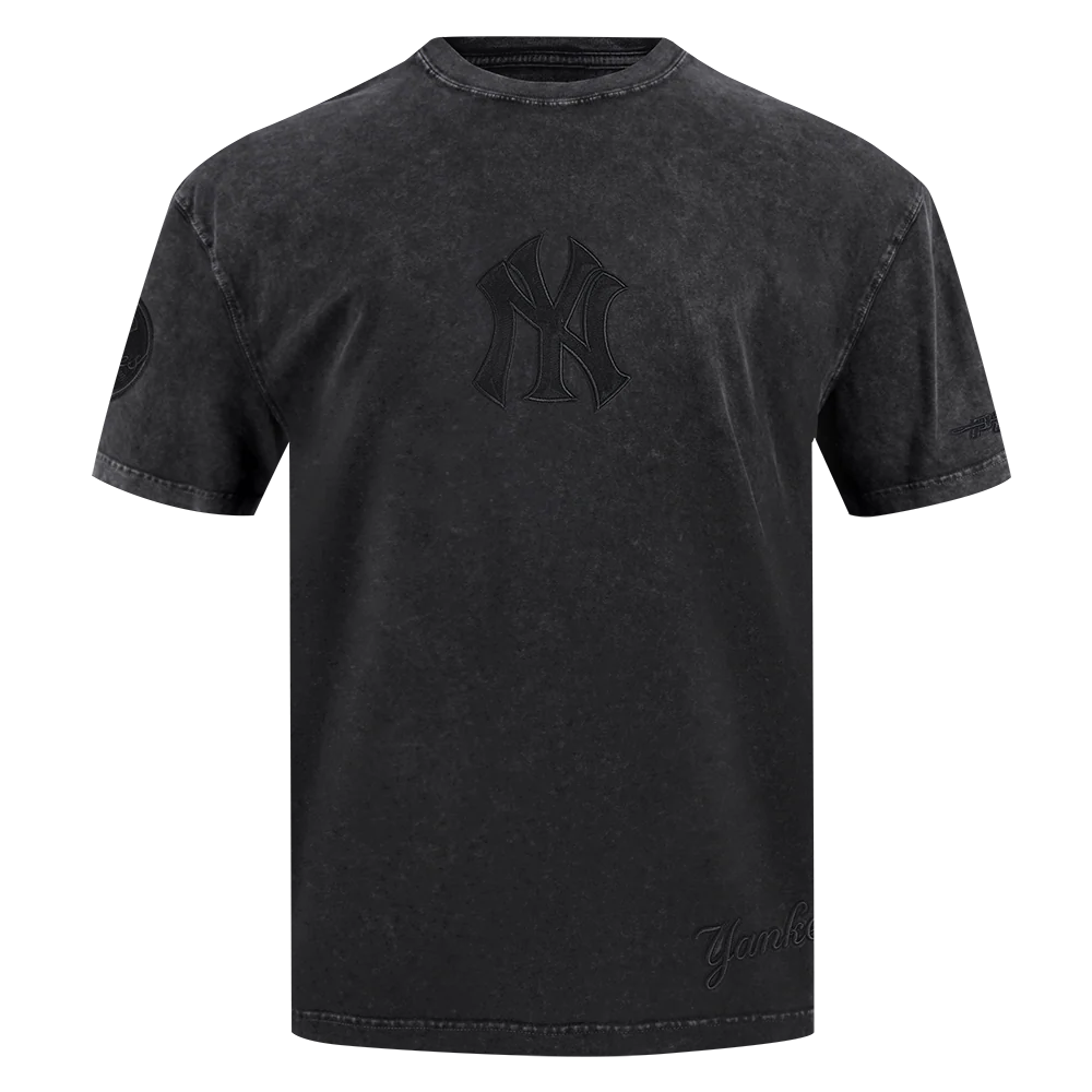 MLB NEW YORK YANKEES WASHED CLASSIC MEN'S ENZYME WASH DROP SHOULDER TEE
