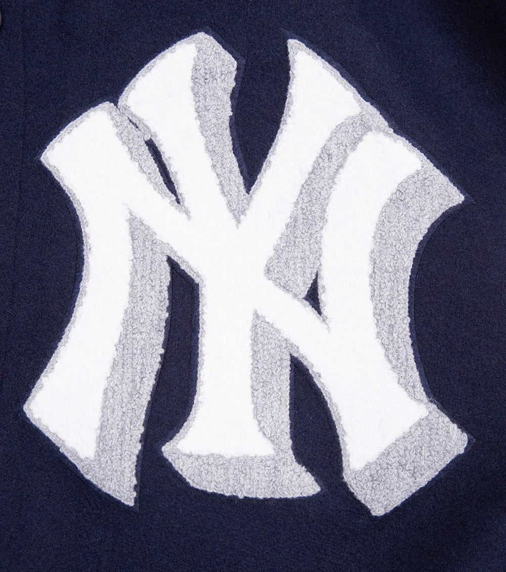 MLB NEW YORK YANKEES MASHUP MEN'S RIB WOOL VARSITY JACKET