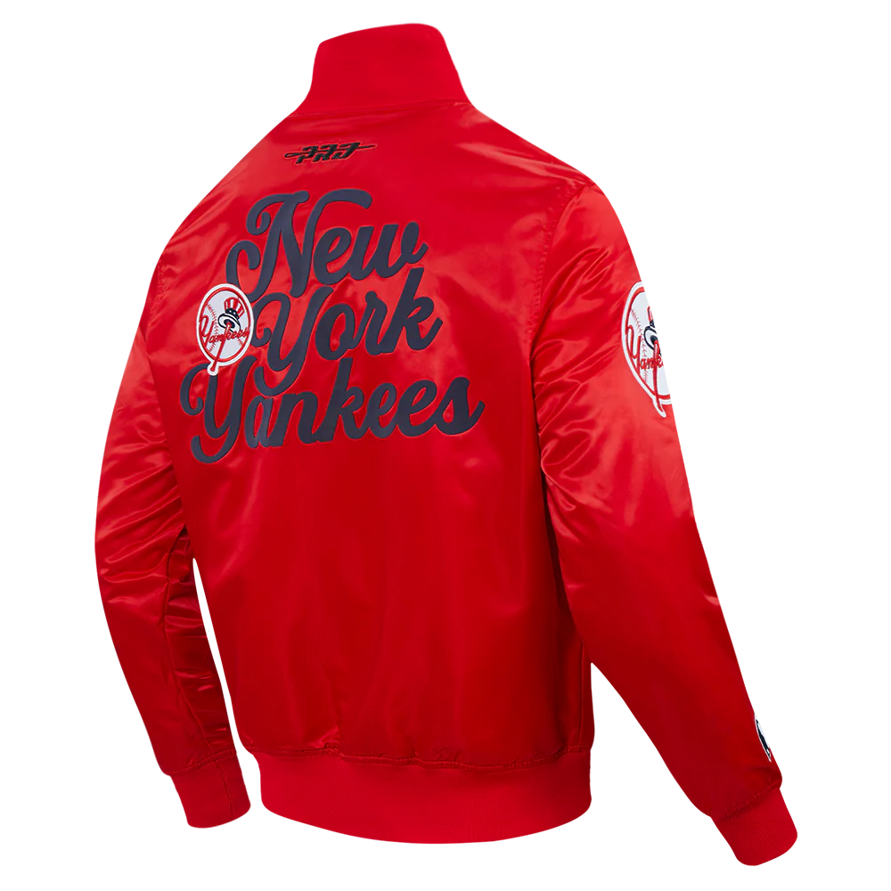 MLB NEW YORK YANKEES SOUVENIR MEN'S SATIN JACKET