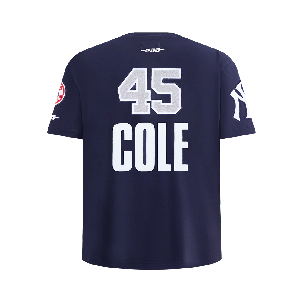 MLB NEW YORK YANKEES GERRIT COLE #45 CLASSIC PLAYER NAME AND NUMBER BIG BOY'S TAPING TEE