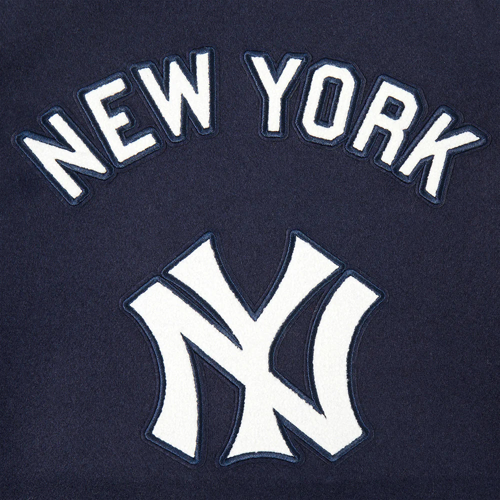 MLB NEW YORK YANKEES RETRO CLASSIC BIG BOYS RIB WOOL VARSITY JACKET