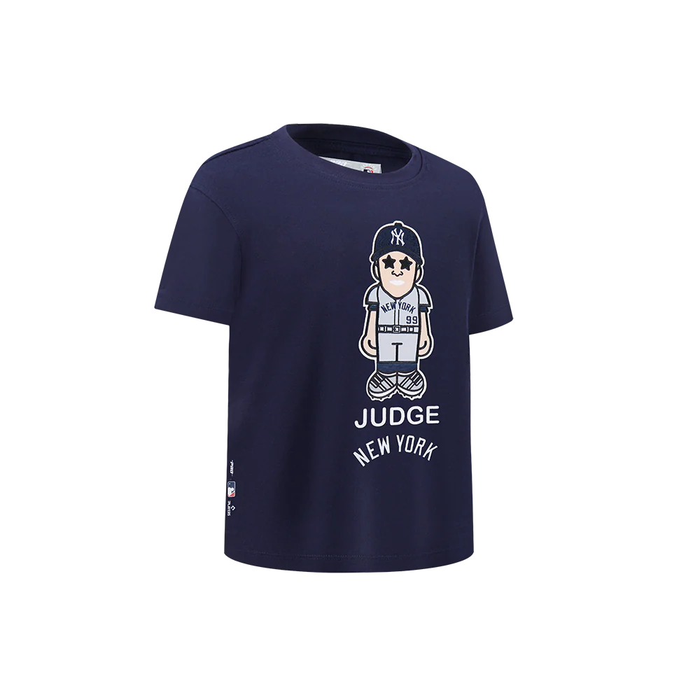 MLB NEW YORK YANKEES AARON JUDGE #99 AVATAR LITTLE BOYS SHORT SLEEVE TOP