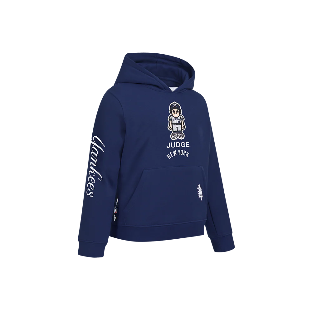 MLB NEW YORK YANKEES AARON JUDGE #99 AVATAR LITTLE BOYS FLEECE PULLOVER HOODIE