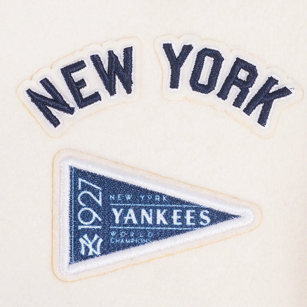 MLB NEW YORK YANKEES RETRO CLASSIC LITTLE BOYS RIB WOOL VARSITY JACKET