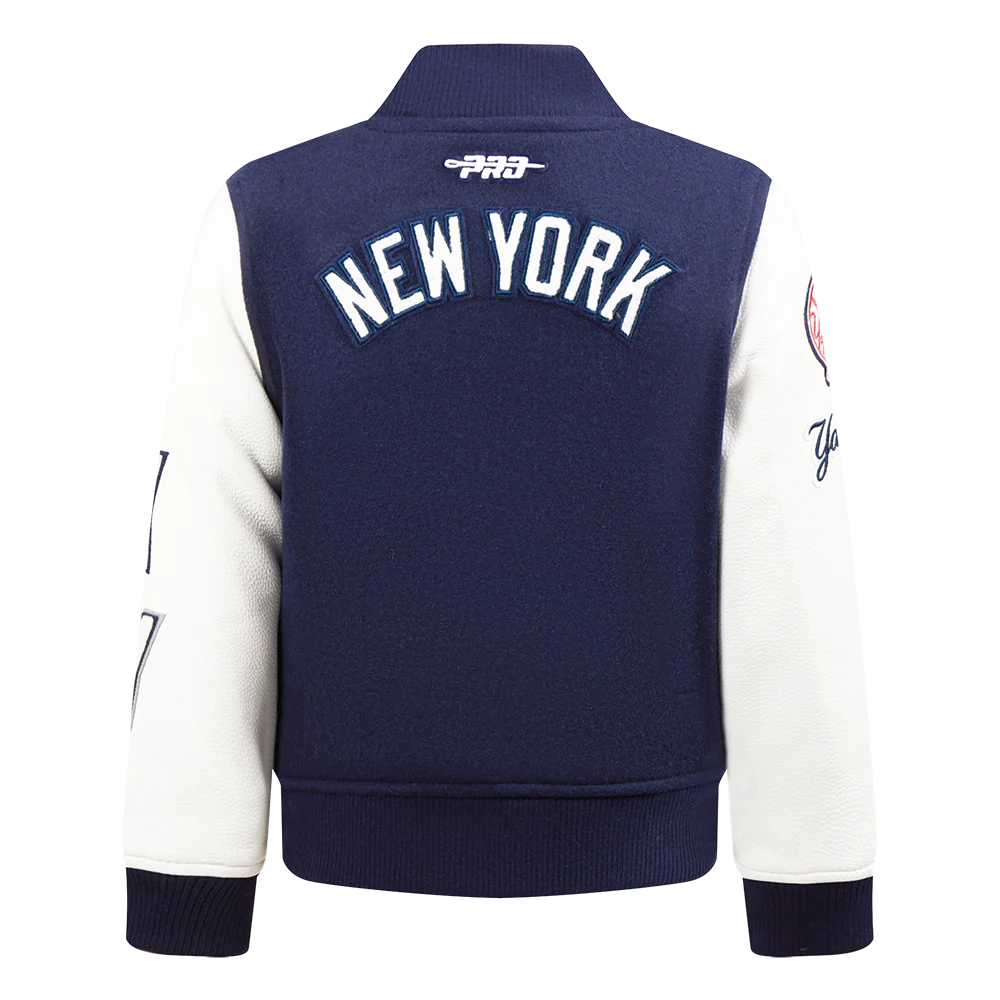 MLB NEW YORK YANKEES CLASSIC TODDLER BOYS WOOL VARSITY JACKET