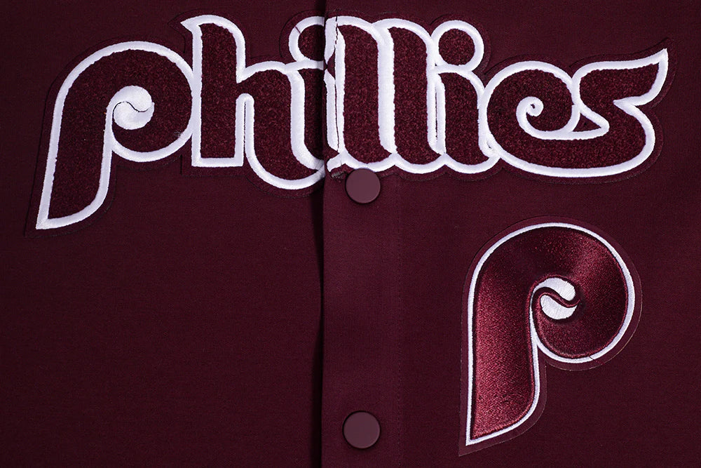 MLB PHILADELPHIA PHILLIES CLASSIC MEN'S WARM UP JACKET