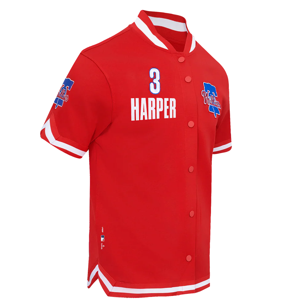 MLB PHILADELPHIA PHILLIES BRYCE HARPER #3 CLASSIC WARM UP JACKET